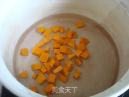 Make Pumpkin makes porridge step 2