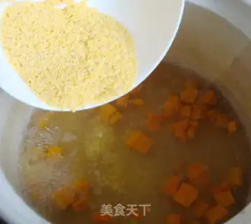 Make Pumpkin makes porridge step 3