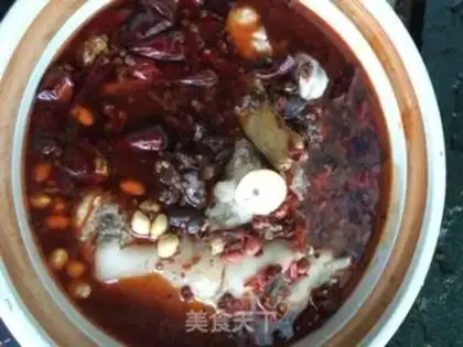 Make Spicy pig hoof step 3