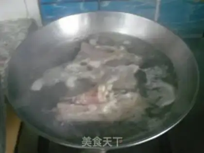 Make Double radish broth step 1
