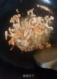 Make Pumpkin fried meat step 3