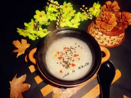 Make Banana rice congee step 7