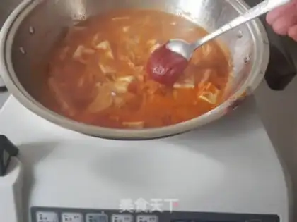 Make Pickles, tofu soup step 4