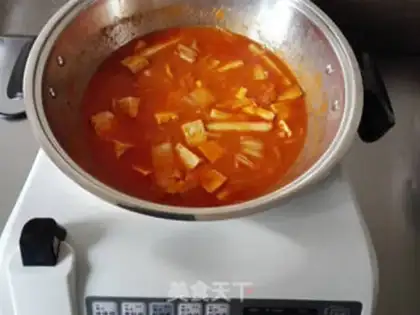 Make Pickles, tofu soup step 5