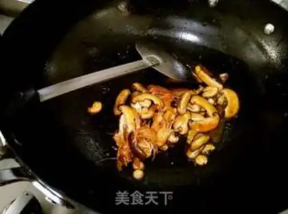 Make Coarse vegetable shrimp congee step 6