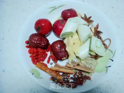 Make The radish ribs feed the soup step 1