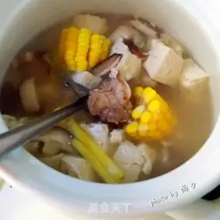 Make Frozen tofu corn stew bone step 7