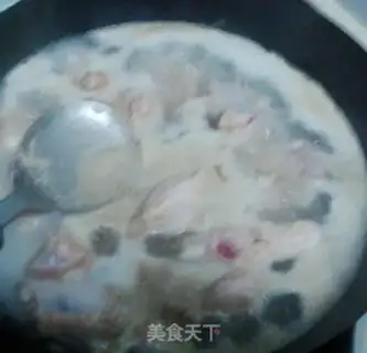 Make The radish ribs feed the soup step 3