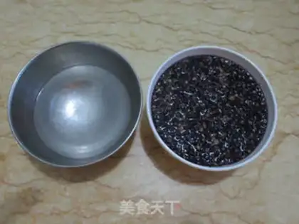 Make Black tofu step 1