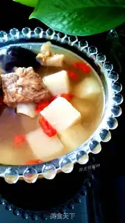Make The radish ribs feed the soup step 13