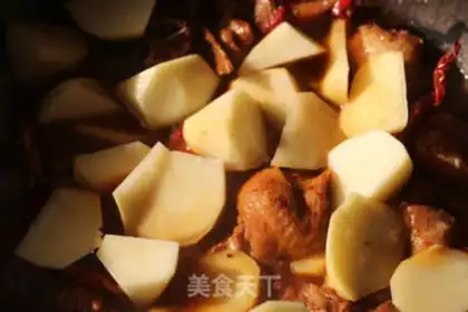 Make Xinjiang is a big chicken step 7
