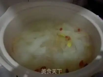 Make Seameat melon soup step 3