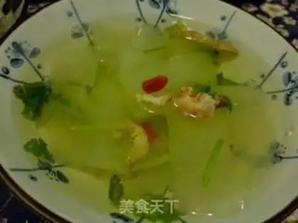 Make Seameat melon soup step 5