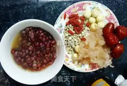 Make Red bean bean bean soup step 0