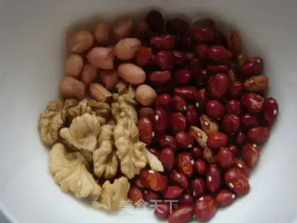 Make Red bean pecan for porridge step 0