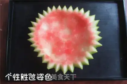 Make Watermelon ball step 4