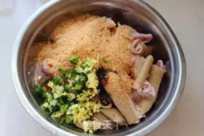 Make Steamed lamb step 2