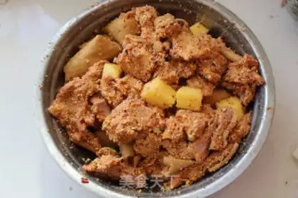 Make Steamed lamb step 5