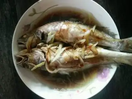 Make Fresh rice fish step 5
