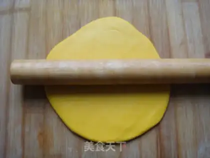 Make Pumpkin sesame rice cake step 6