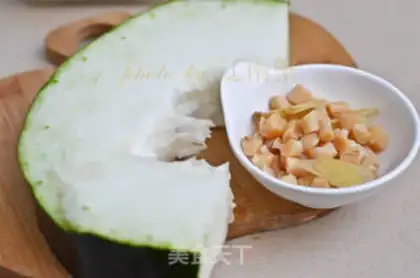 Make Dry melon step 0