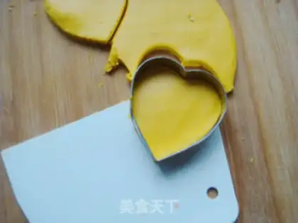 Make Pumpkin sesame rice cake step 8