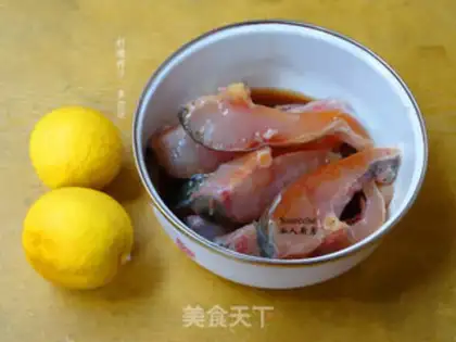 Make Lemon fried fish step 1