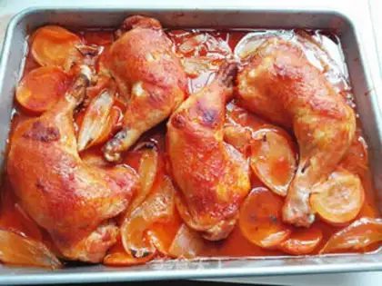Make Orléans roasted chicken legs step 9