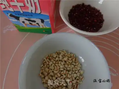 Make Red bean rice congee step 0