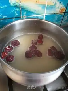 Make Red-tree rice porridge step 4