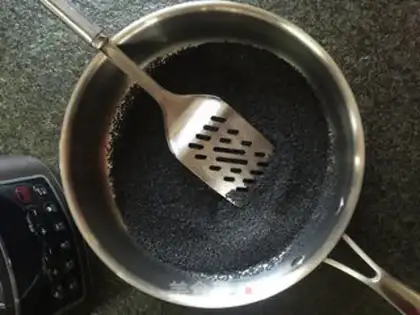 Make Potato-head sesame rice step 2