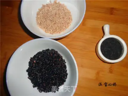 Make ♪ High sorghum sesame rice ♪ step 0