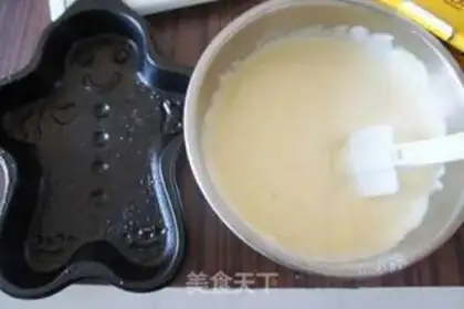Make Snowman cake step 4