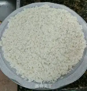 Make Tin paper and rice bones step 1