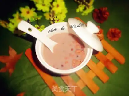 Make Red bean rice congee step 6