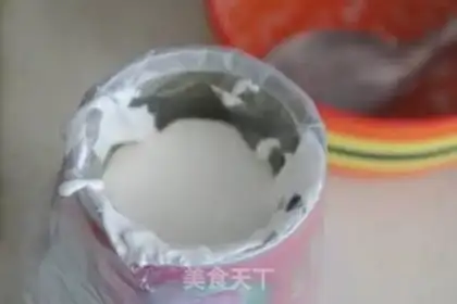Make Snowman cake step 10