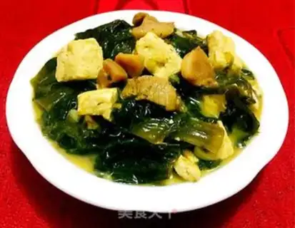 Make Five bouquets for tofu sea belts step 11