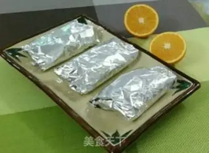 Make Tin paper and rice bones step 7