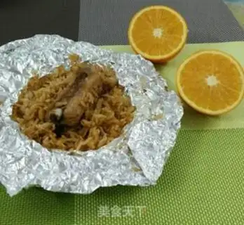 Make Tin paper and rice bones step 8