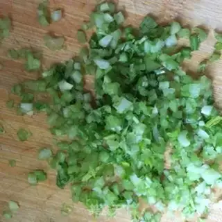 Make Celery eggcake step 2