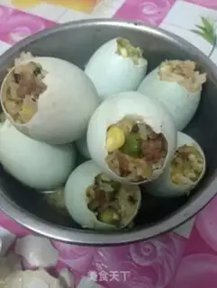 Make The rice duck egg step 0