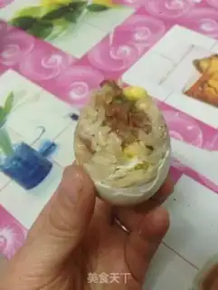 Make The rice duck egg step 2