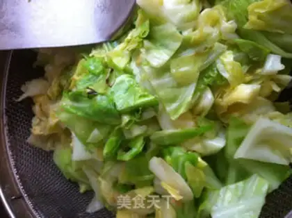 Make Soy cabbage step 3