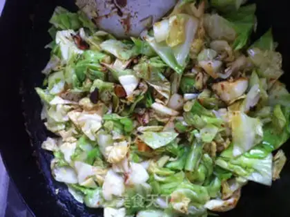 Make Soy cabbage step 5