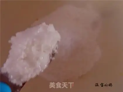 Make raisin rice cake step 1