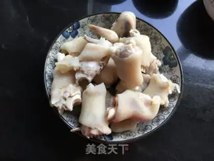 Make The radish goat hoof step 0