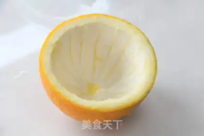 Make Orange steamed eggs step 1