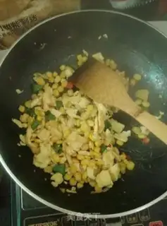 Make Corn eggs step 6