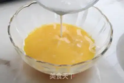 Make Orange steamed eggs step 4