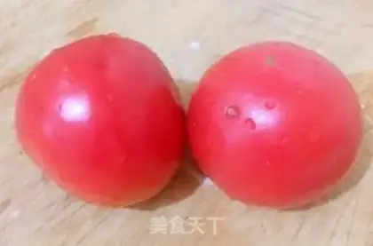 Make Tomato eggs and wooded rice wire step 5